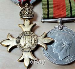 Ww2 British Army, Navy Or Air Force Order Of The British Empire Medal Group