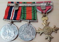 Ww2 British Army, Navy Or Air Force Order Of The British Empire Medal Group