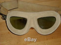 Ww2 Original B-6 American Optical Goggles! Us Army Air Corps