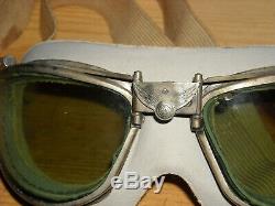 Ww2 Original B-6 American Optical Goggles! Us Army Air Corps