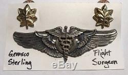Ww2 Sterling Flight Surgeon Wing 3 Gemsco Us Army Air Force Wwii