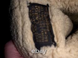 Ww2 U. S. Air Force Army Leather Wool Gloves A-9a Bacmo Postman Corp