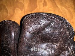Ww2 U. S. Air Force Army Leather Wool Gloves A-9a Bacmo Postman Corp