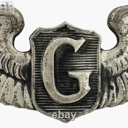 Ww2 U. S. Army Air Corps Glider Pilot Wings Badge Sterling 3 Size Insignia #278