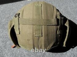 Ww2 Us Army Air Corp M4a2 Flak Helmet With Dated 1944 Goggles
