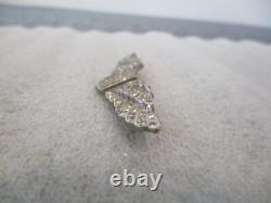 Ww2 Us Army Air Corps Pins Sterling Silver -air Crew Wings+sweetheart Rhinestone