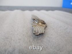 Ww2 Us Army Air Corps Pins Sterling Silver -air Crew Wings+sweetheart Rhinestone