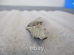 Ww2 Us Army Air Corps Pins Sterling Silver -air Crew Wings+sweetheart Rhinestone