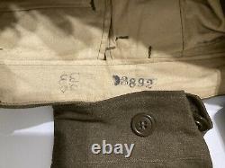 Ww2 Us Army Air Force Aviation Transport Ike Jacket, Shirt & Pants Uniform 1944