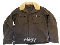 Ww2 Us Army Air Force Outer Flying Jacket Type F2 Electriclly Heated Flight Suit