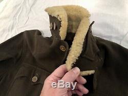 Ww2 Us Army Air Force Outer Flying Jacket Type F2 Electriclly Heated Flight Suit