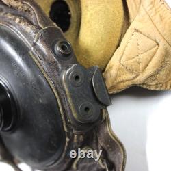 Ww2 Us Army Air Force Usaaf Aaf Type A-11 Leather Flight Flying Helmet Radio