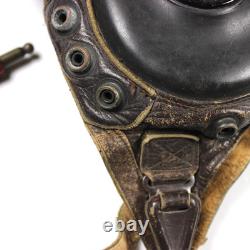 Ww2 Us Army Air Force Usaaf Aaf Type A-11 Leather Flight Flying Helmet Radio