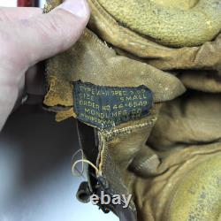 Ww2 Us Army Air Force Usaaf Aaf Type A-11 Leather Flight Flying Helmet Radio