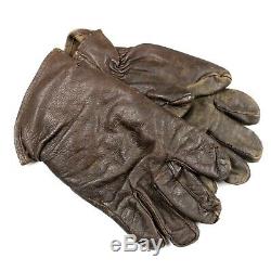 Ww2 Us Army Air Forces Corps Type A-11a A11 Pilot Leather Flight Gloves Insert