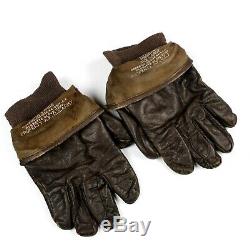 Ww2 Us Army Air Forces Corps Type A-11a A11 Pilot Leather Flight Gloves Insert