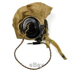 Ww2 Us Army Air Forces Usaaf Summer Flight Helmet Type A-10a Cotton Cap Medium