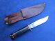 Ww2 Us Marble Ideal Army-air Force Bakelite Pommel Knife And Sheath 5 Blade