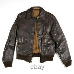 Ww2 Usaaf Army Air Forces Corps Aac Flight Jacket Type A2 A-2 Identified Ided