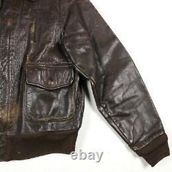 Ww2 Usaaf Army Air Forces Corps Aac Flight Jacket Type A2 A-2 Identified Ided