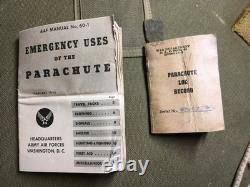 Ww2 Usaaf Type An-6513 (qac) Parachute Chest Pack (red Group 1), Rare-original