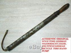 Ww2 Wwii German Army Wehrmacht Wh Heer Truppenfahrrad Bicycle Bike Tire Air Pump