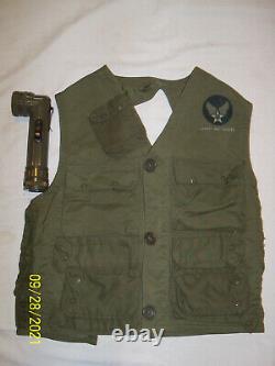 Ww 2 Us Army Air Forces C-1 Survival Vest Emergency Sustenance & Flashlight