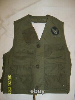 Ww 2 Us Army Air Forces C-1 Survival Vest Emergency Sustenance & Flashlight