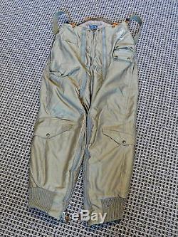 Ww II Army Air Force A-11a Flying Trousers Pants Size 30 No 3219-a Webber Sports