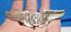 Ww II Sterling Silver U. S. Army Air Force Enlisted Air Crew Wings Lapel Pin