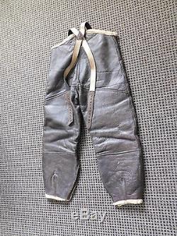 Ww II Usaf Army Air Force Leather Sheep Lined Bomber Pants 43-13614-af 94-3084a