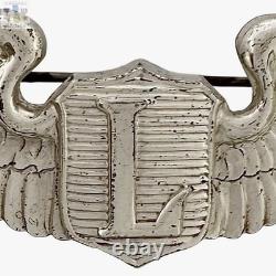 Wwii Army Air Corps Liaison Pilot Wings Badge Insignia 3 Sterling Amcraft #035