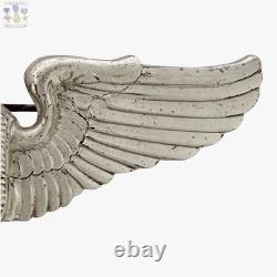 Wwii Army Air Corps Liaison Pilot Wings Badge Insignia 3 Sterling Amcraft #035