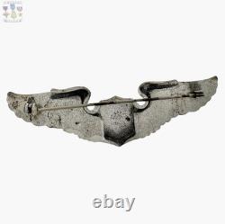 Wwii Army Air Corps Liaison Pilot Wings Badge Insignia 3 Sterling Amcraft #035