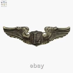 Wwii Army Air Corps Liaison Pilot Wings Badge Insignia 3 Sterling Amcraft #455