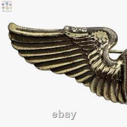 Wwii Army Air Corps Liaison Pilot Wings Badge Insignia 3 Sterling Amcraft #455
