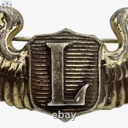 Wwii Army Air Corps Liaison Pilot Wings Badge Insignia 3 Sterling Amcraft #455
