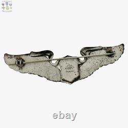 Wwii Army Air Corps Liaison Pilot Wings Badge Insignia 3 Sterling Amcraft #455