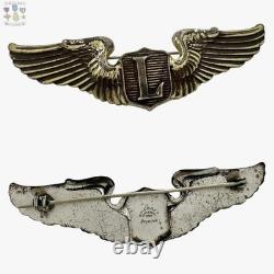 Wwii Army Air Corps Liaison Pilot Wings Badge Insignia 3 Sterling Amcraft #455