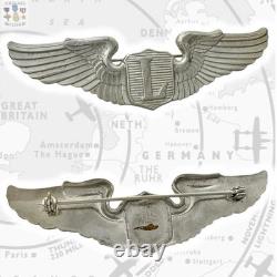 Wwii Army Air Corps Liaison Pilot Wings Badge Insignia 3 Sterling Amcraft #462
