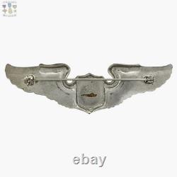 Wwii Army Air Corps Liaison Pilot Wings Badge Insignia 3 Sterling Amcraft #462