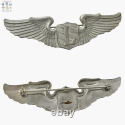 Wwii Army Air Corps Liaison Pilot Wings Badge Insignia 3 Sterling Amcraft #462