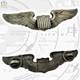 Wwii Army Air Corps Pilot Wings Badge 3-1/16 Size Insignia Sterling 20g. #442