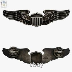 Wwii Army Air Corps Pilot Wings Navy Aviator Badges Amico Sterling Ww2 Set