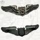 Wwii Army Air Corps Service Pilot Wings Meyer Shield 3 Size Sterling Ww2 #326