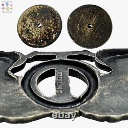 Wwii Army Air Corps Technical Observer Wings Badge 3-1/8 Size Sterling Ww2