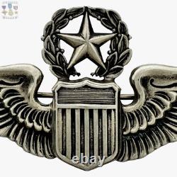 Wwii Command Pilot Wings Army Air Corps Badge 3-1/16 Ns Meyer New York Ww2 #276