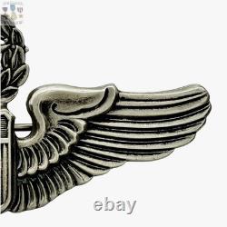 Wwii Command Pilot Wings Army Air Corps Badge 3-1/16 Ns Meyer New York Ww2 #276