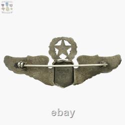 Wwii Command Pilot Wings Army Air Corps Badge 3-1/16 Ns Meyer New York Ww2 #276