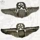 Wwii Command Pilot Wings Army Air Corps Badge 3 Ns Meyer Sterling 20g. Ww2 #331
